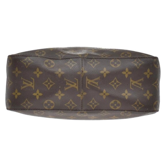 LOUIS VUITTON Logo Looping GM Shoulder Bag Monogram Leather Brown M51145 34KB180 - Picture 6 of 16